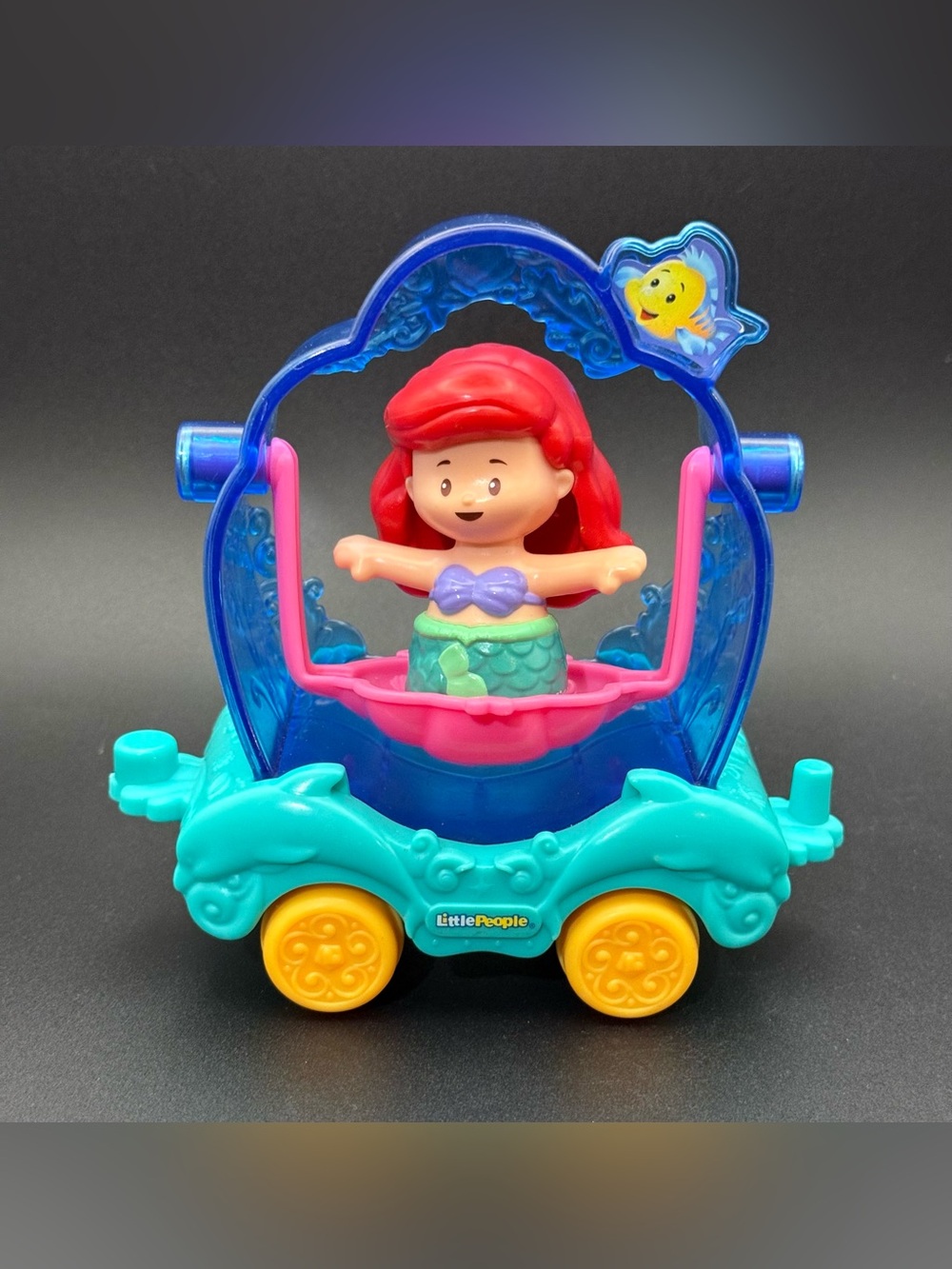 FP Little People Disney Princess Parade Float Little Mermaid Ariel ⭐️EUC⭐️